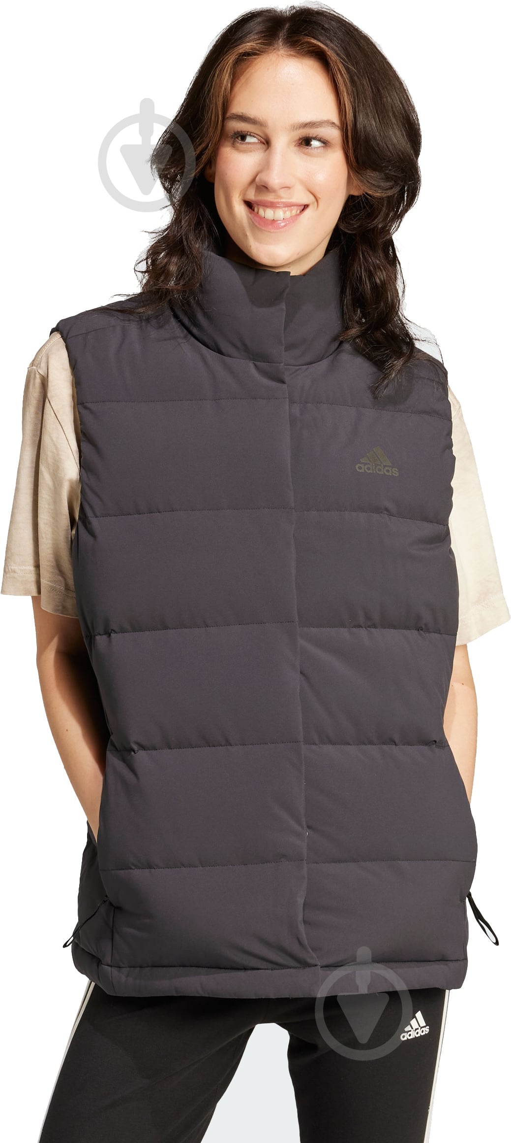 Жилет Adidas W HELIONIC VEST IX8868 р.L черный - фото 1
