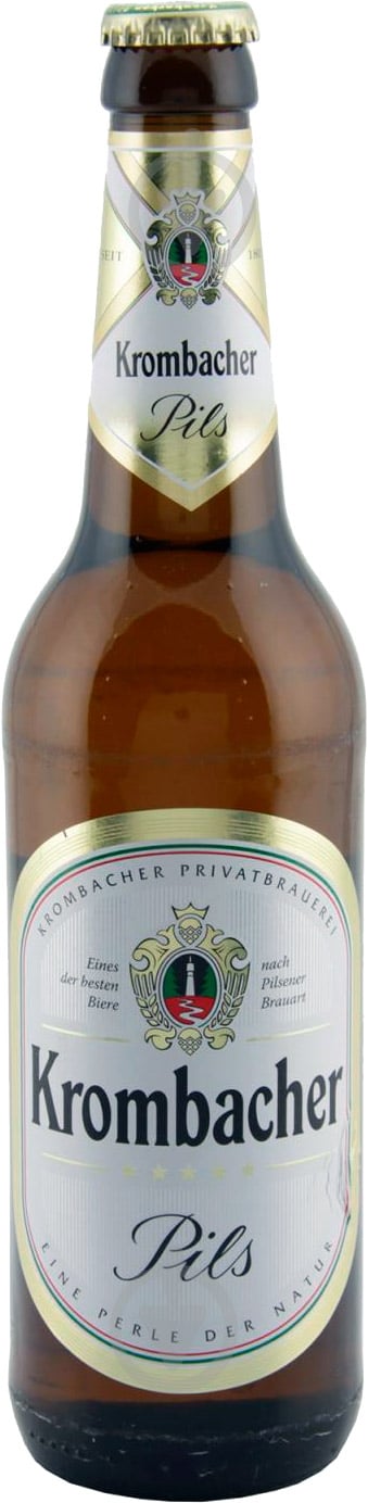 Пиво Krombacher Pils светлое фильтрованное 4,8% 0,5 л - фото 1
