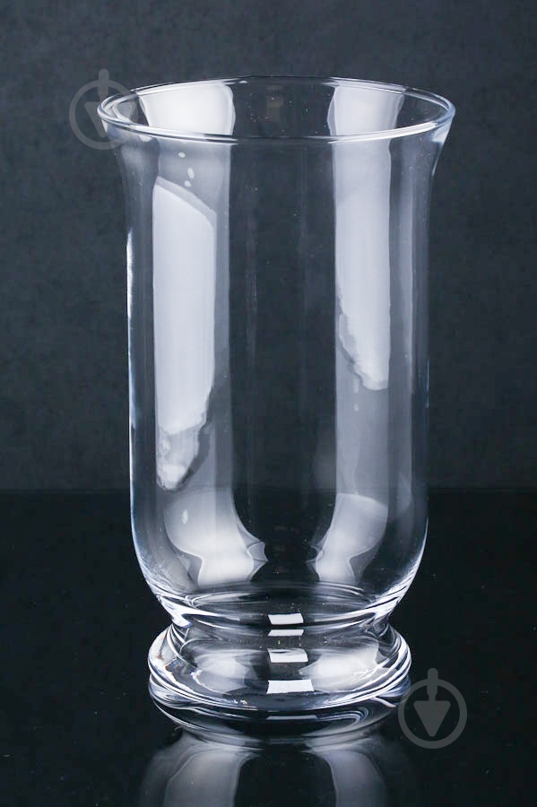 Ваза скляна Айс 24.5х11 см 24,5 см прозора - фото 1