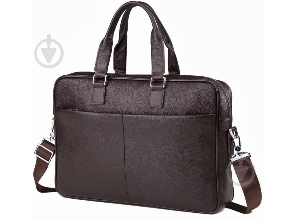 Сумка мужская для документов Tiding Bag M2164C коричневый - фото 1 Сумка мужская для документов Tiding Bag M2164C коричневый - фото 1