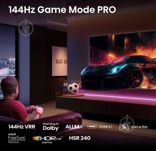 Телевізор Hisense 65E7Q PRO 65" - фото 3