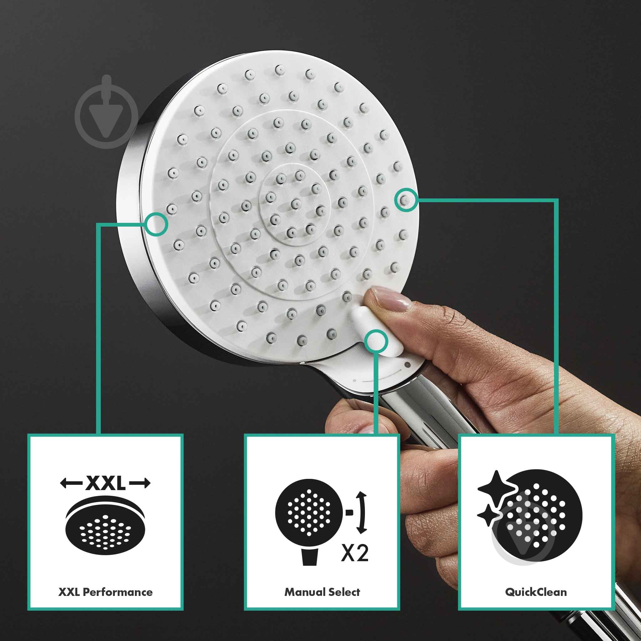 Душевая система Hansgrohe Crometta 27320000 - фото 9 Душевая система Hansgrohe Crometta 27320000 - фото 9
