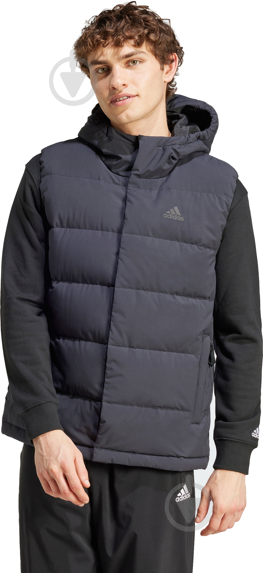 Жилет Adidas HELIONIC VEST IX8113 р.M черный - фото 1 Жилет Adidas HELIONIC VEST IX8113 р.M черный - фото 1