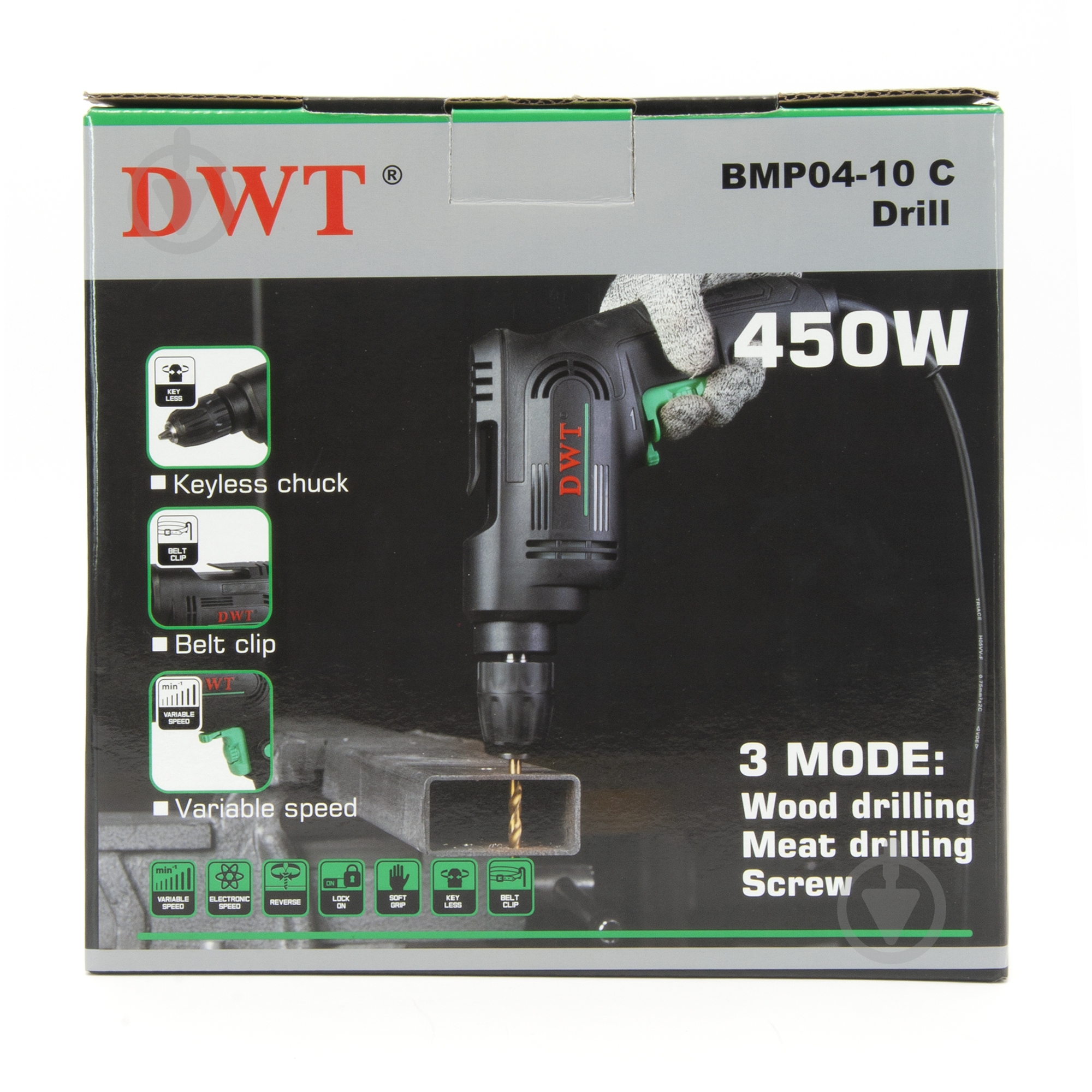 Дрель безударная DWT BMP04-10 C BMP04-10 C - фото 4