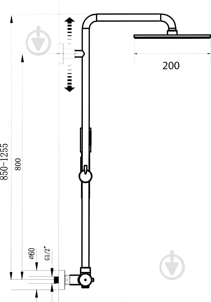 Смеситель для душа Mixxen MXHS0400 - фото 7 Смеситель для душа Mixxen MXHS0400 - фото 7
