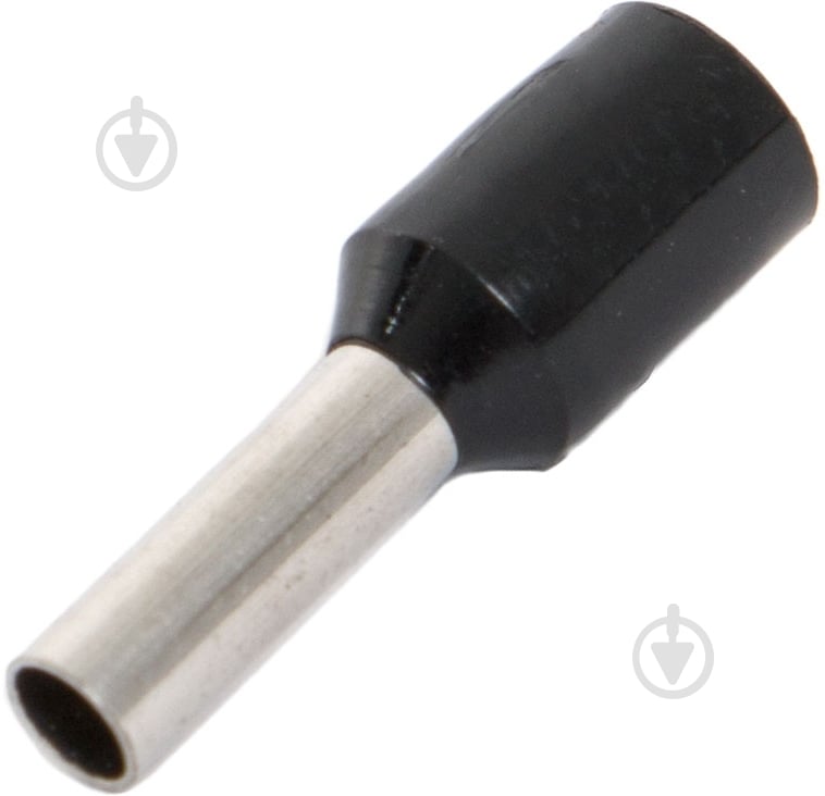 Наконечник втулковий E.NEXT e.terminal.stand.e2508.black ізольований 2,5/8 100 шт. s3036031 чорний - фото 1