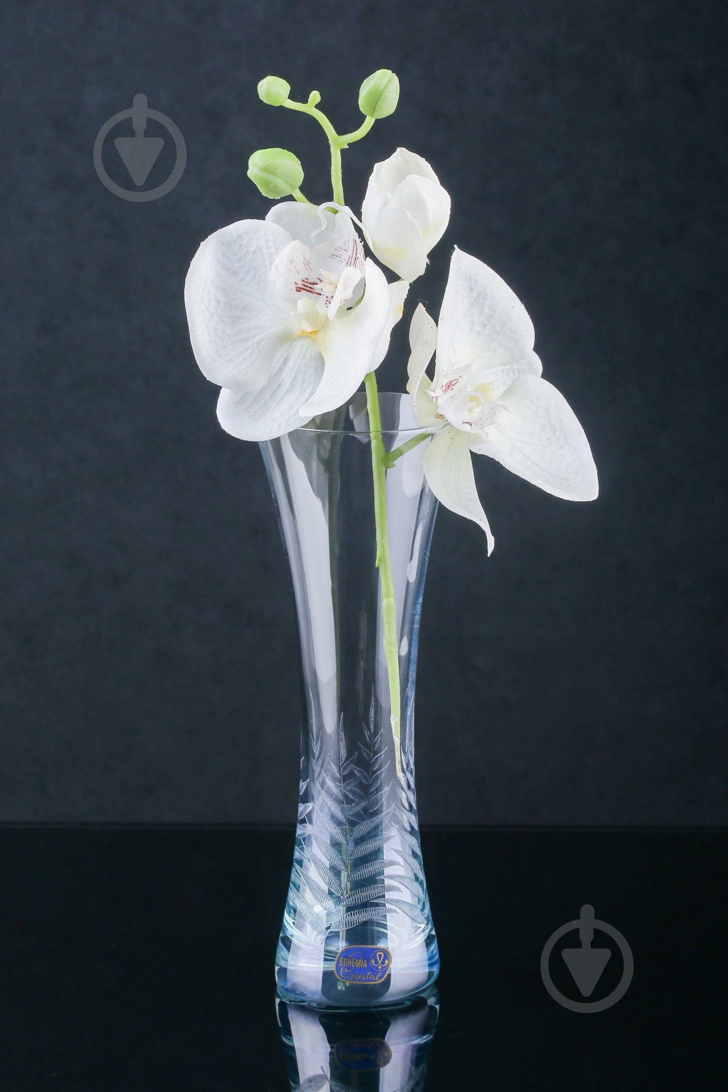 Ваза стеклянная Bohemia Q8848 19.5х7 см 19,5 см прозрачная - фото 2