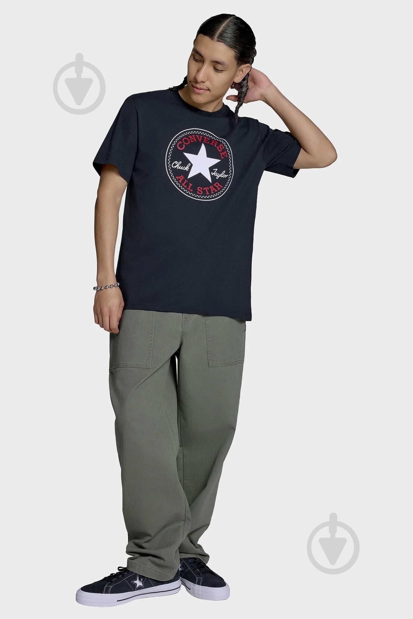Футболка Converse CHUCK LOGO TEE CVM5T459-BLK р.S чорний - фото 6