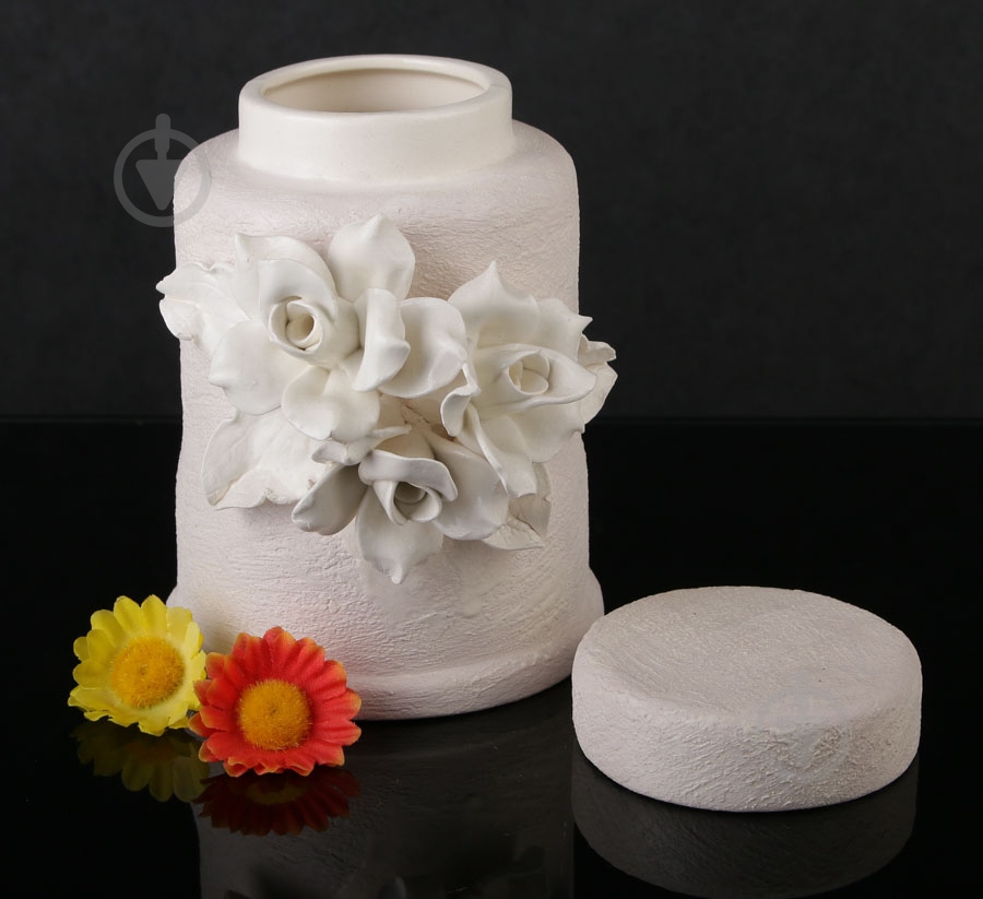 Ваза керамическая Фанни 16 см 16 см розовая - фото 3