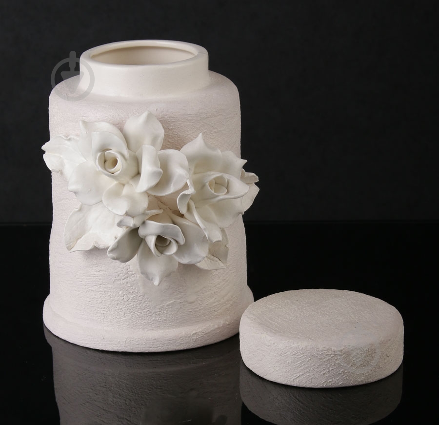 Ваза керамическая Фанни 16 см 16 см розовая - фото 2