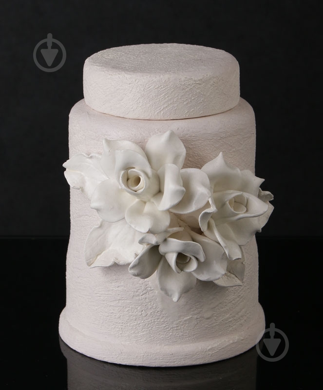 Ваза керамическая Фанни 16 см 16 см розовая - фото 1