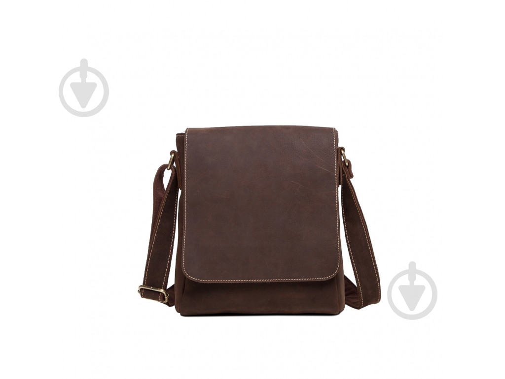 Сумка мужская через плечо Tiding Bag G1157DB коричневый - фото 2
