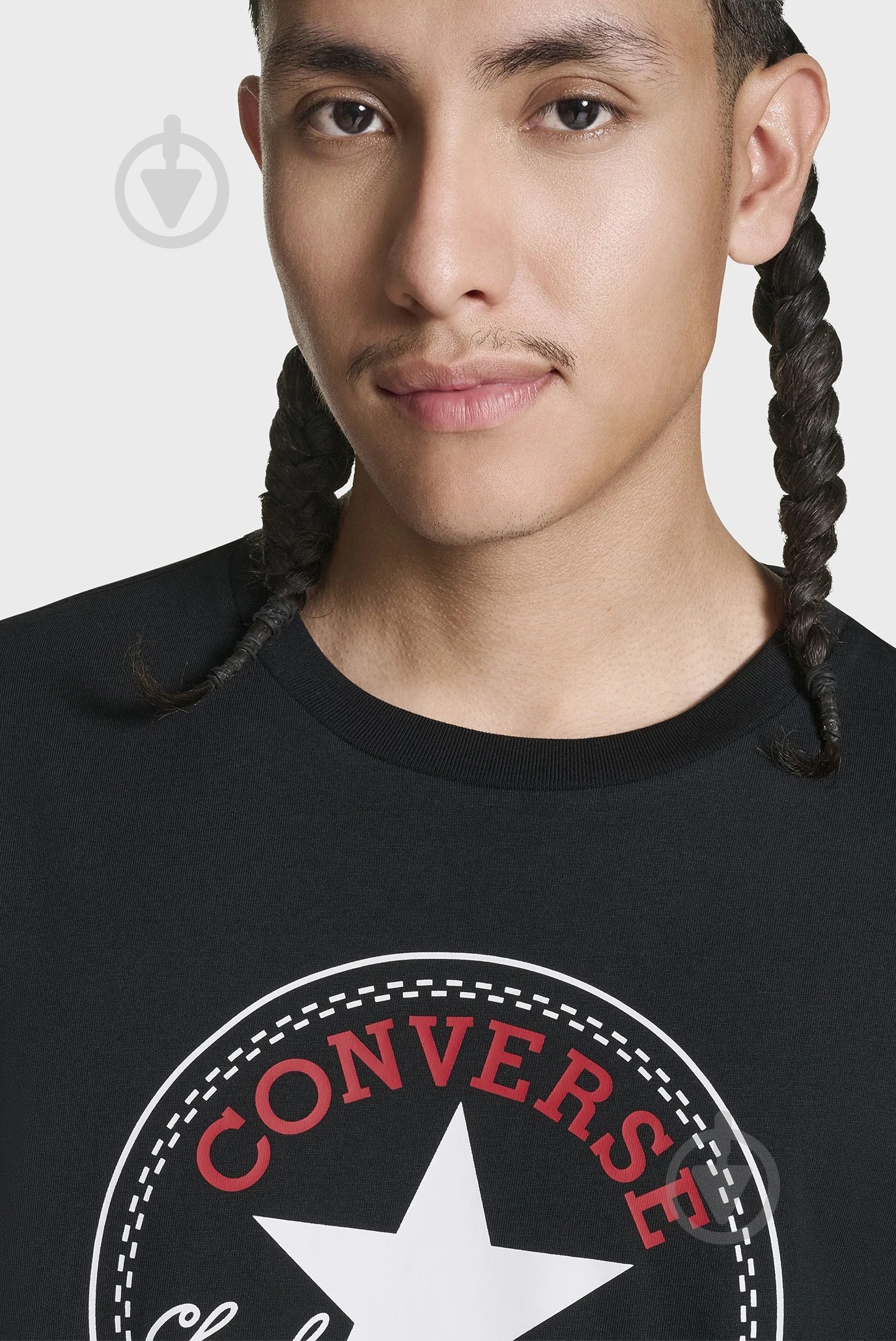 Футболка Converse CHUCK LOGO TEE CVM5T459-BLK р.M черный - фото 7