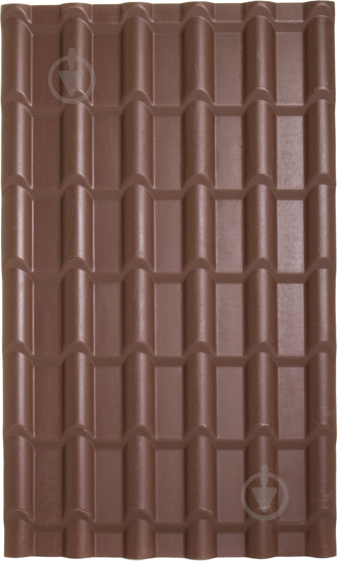 Черепица Keramoplast 1460x900x4,5 мм коричневый - фото 2