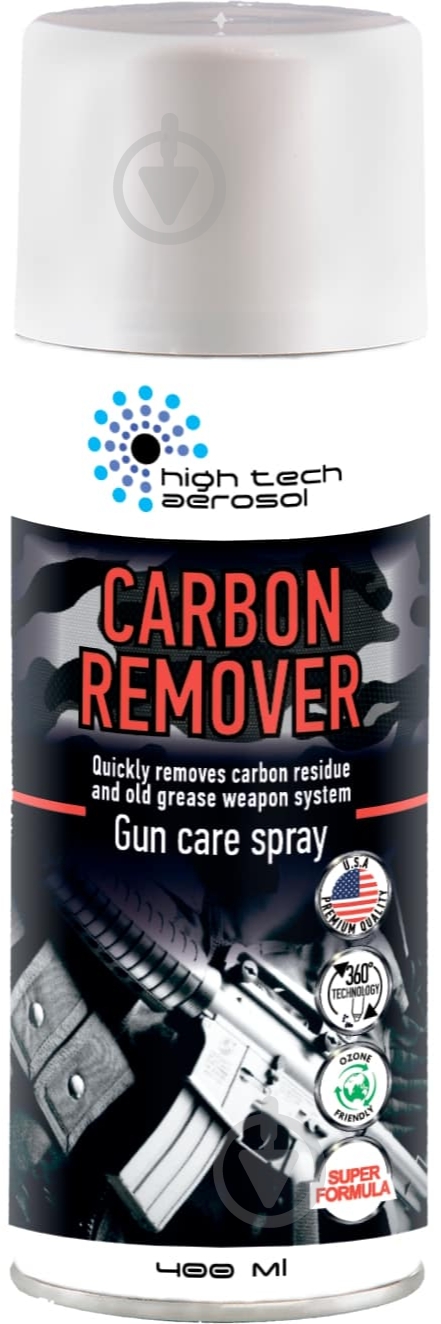 Средство для чистки нагара и карбоновых отложений High Tech Aerosol Carbon Remover (400 мл) - фото 1