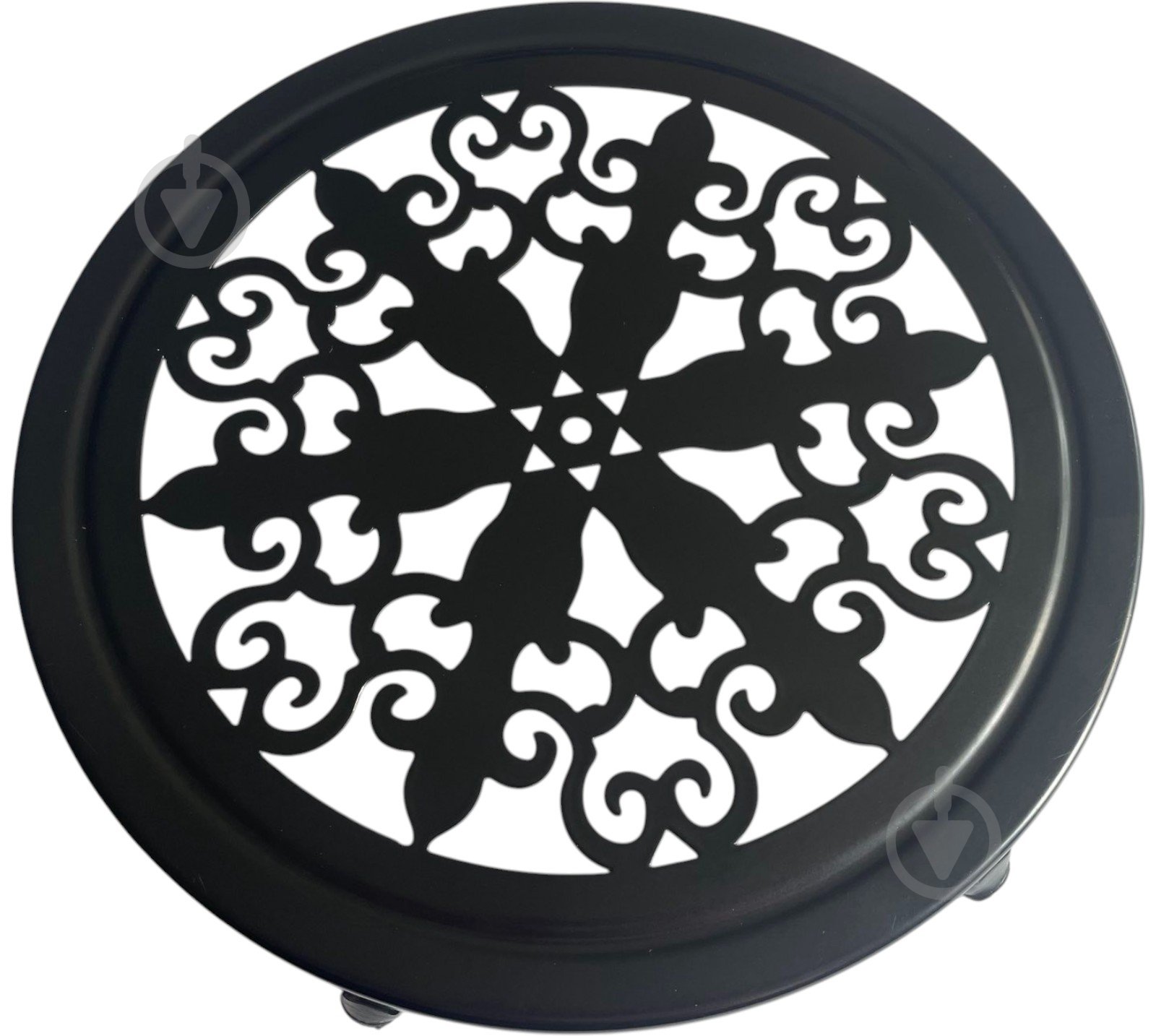 Підставка під гаряче Орнамент чорний - фото 1 Підставка під гаряче Орнамент чорний - фото 1