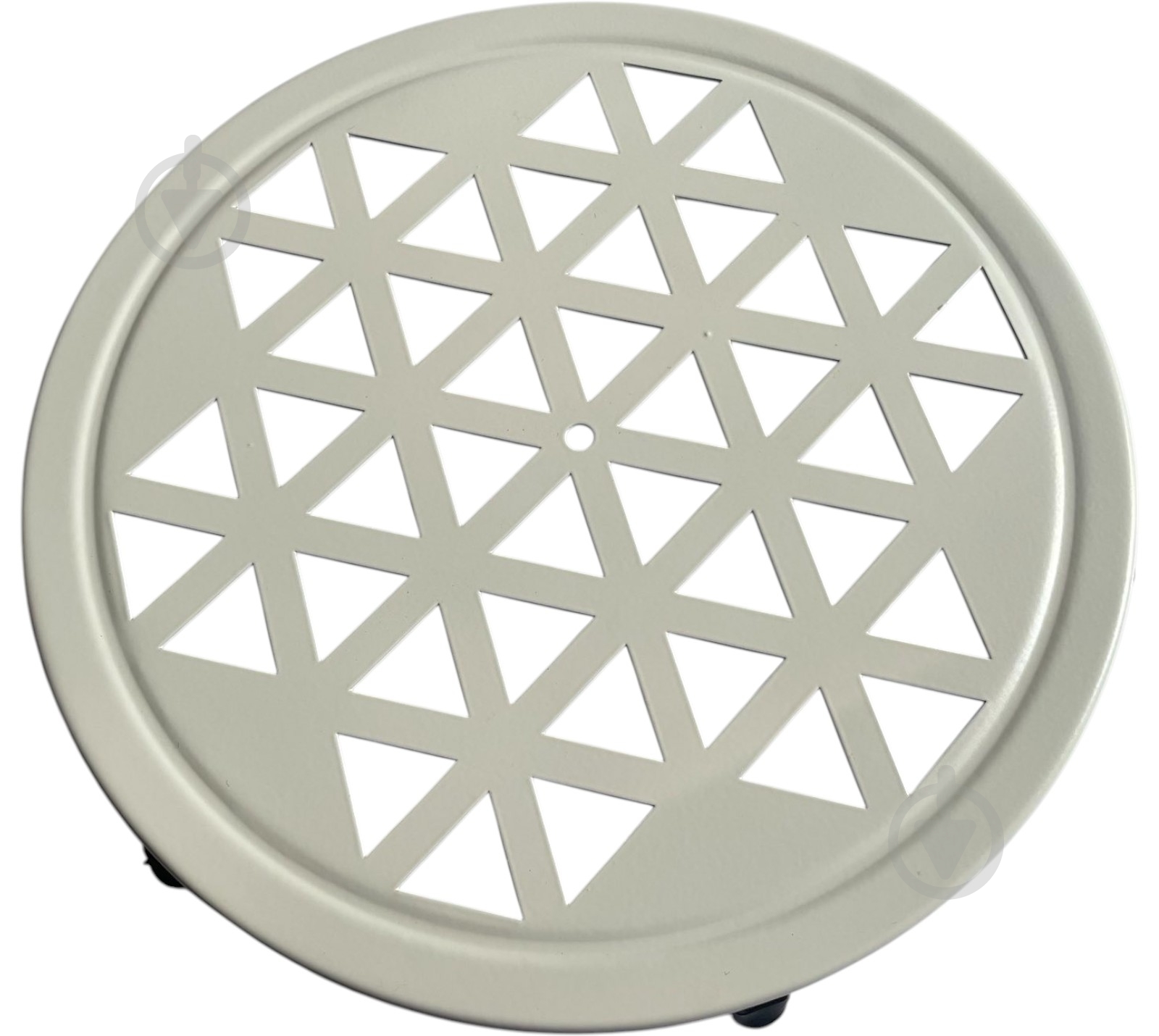 Підставка під гаряче Трикутник білий - фото 1