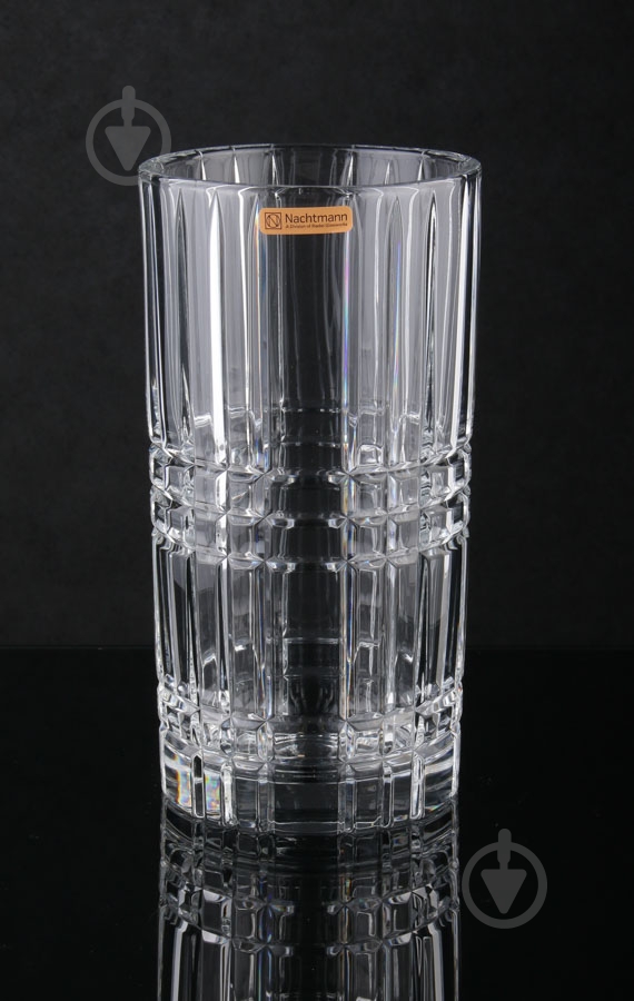 Ваза стеклянная Nachtmann Square 28 см 28 см прозрачная - фото 1