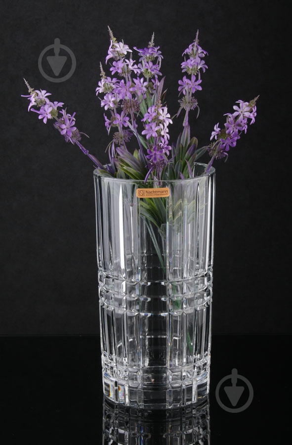 Ваза стеклянная Nachtmann Square 28 см 28 см прозрачная - фото 2