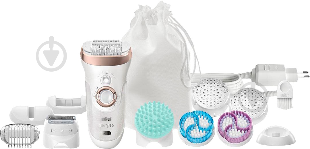 Эпилятор Braun Silk-epil 9 9-961V Gift Edition - фото 1 Эпилятор Braun Silk-epil 9 9-961V Gift Edition - фото 1