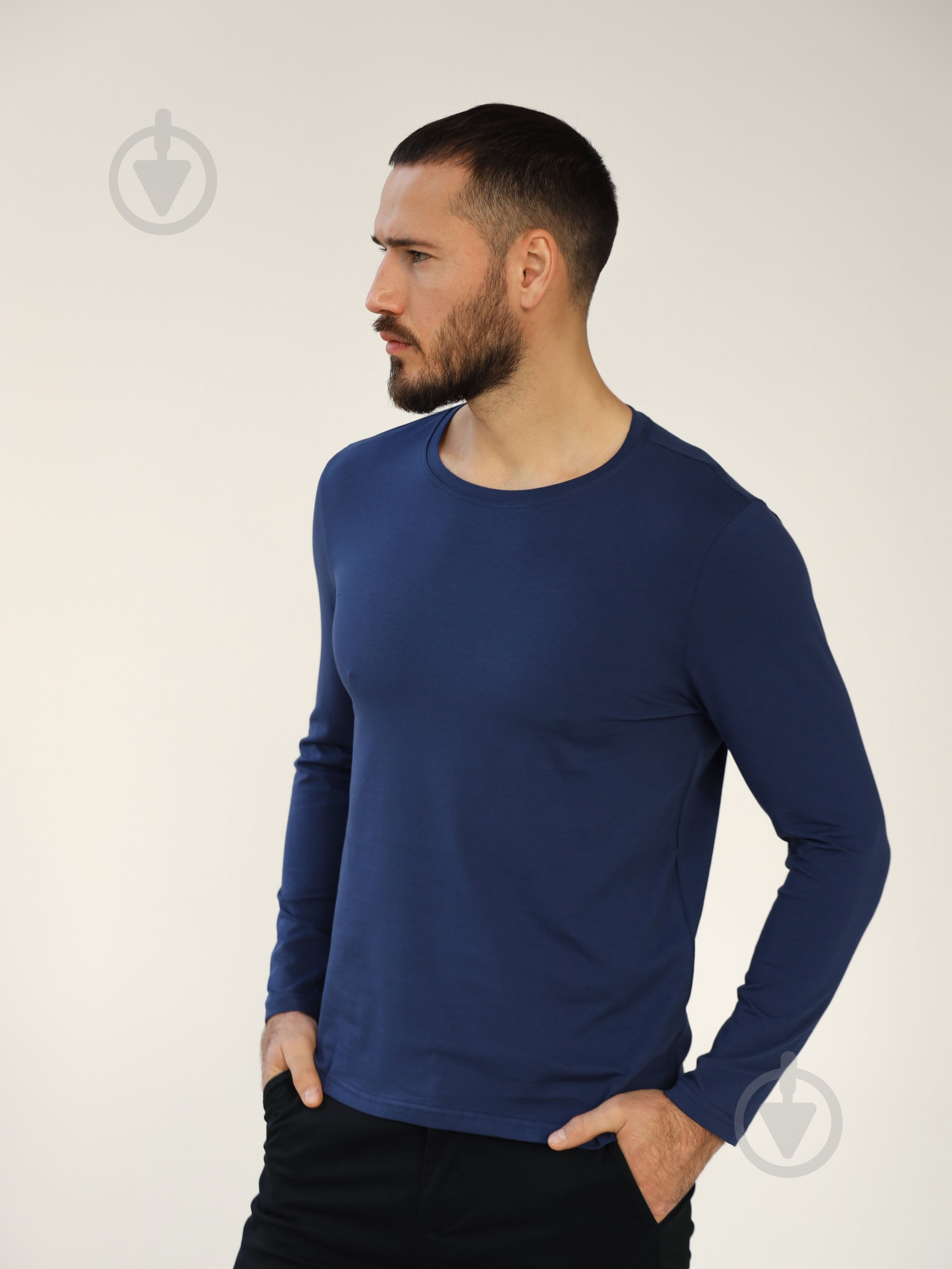 Лонгслив German Volf 23116 р.2XL синий - фото 3 Лонгслив German Volf 23116 р.2XL синий - фото 3