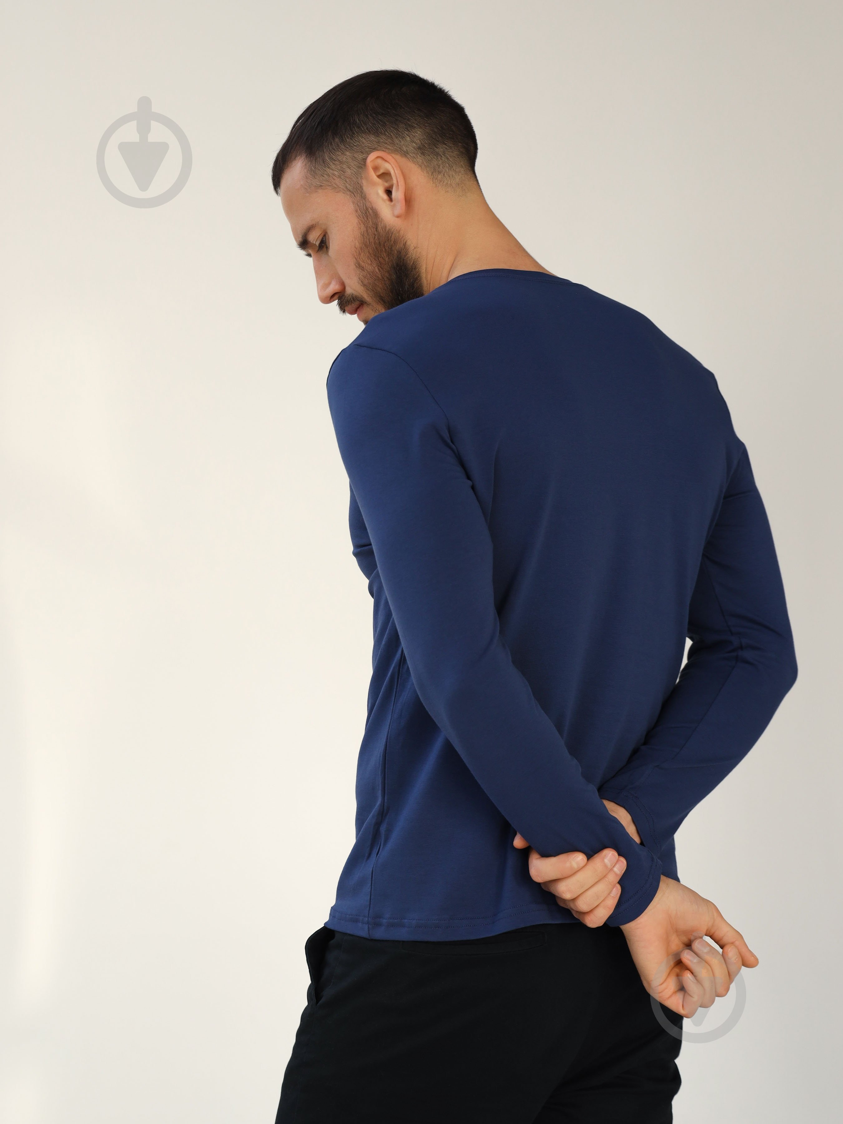 Лонгслив German Volf 23116 р.M синий - фото 4 Лонгслив German Volf 23116 р.M синий - фото 4