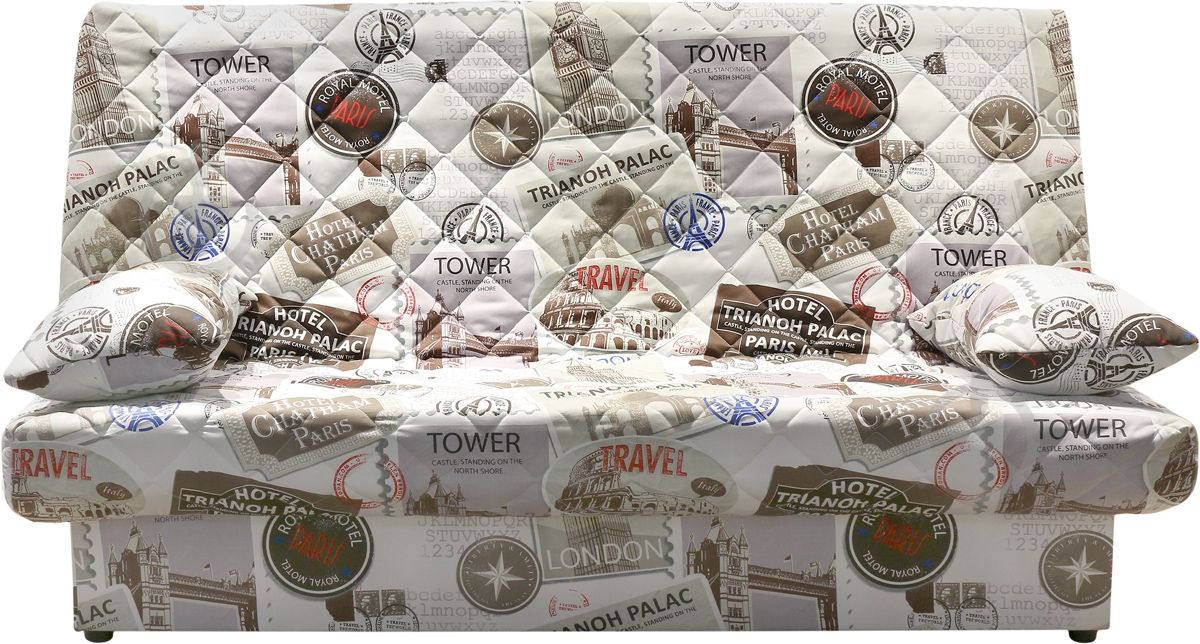 Диван прямой AMF Ньюс + пуф в подарок разноцветный 1930x950x950 мм - фото 2