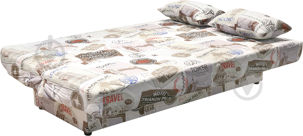 Диван прямой AMF Ньюс + пуф в подарок разноцветный 1930x950x950 мм - фото 4