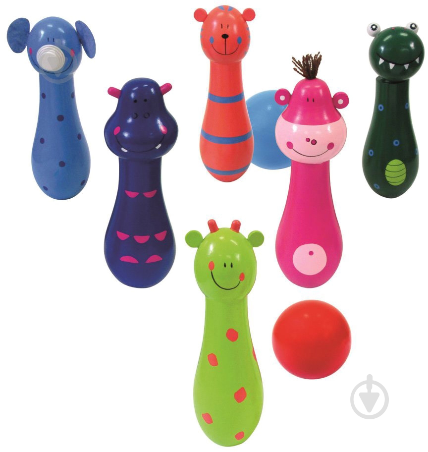 Игровой набор Bino для боулинга 83641 - фото 1