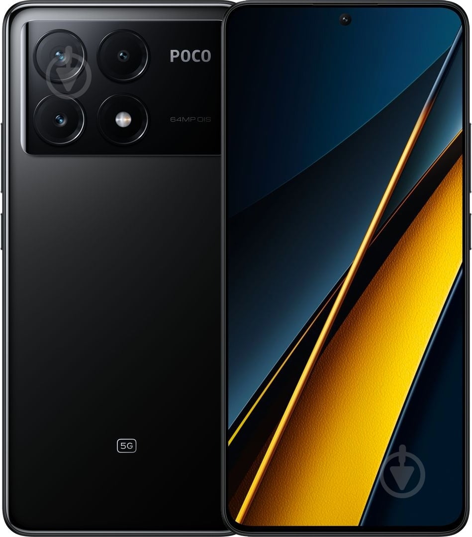 ᐉ Смартфон POCO X6 Pro 5G 8/256GB black (1020837) • Купить в