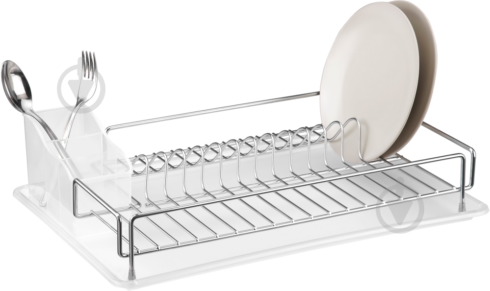 Сушилка для посуды Tekno-Tel 50x33x10 см xром - фото 1