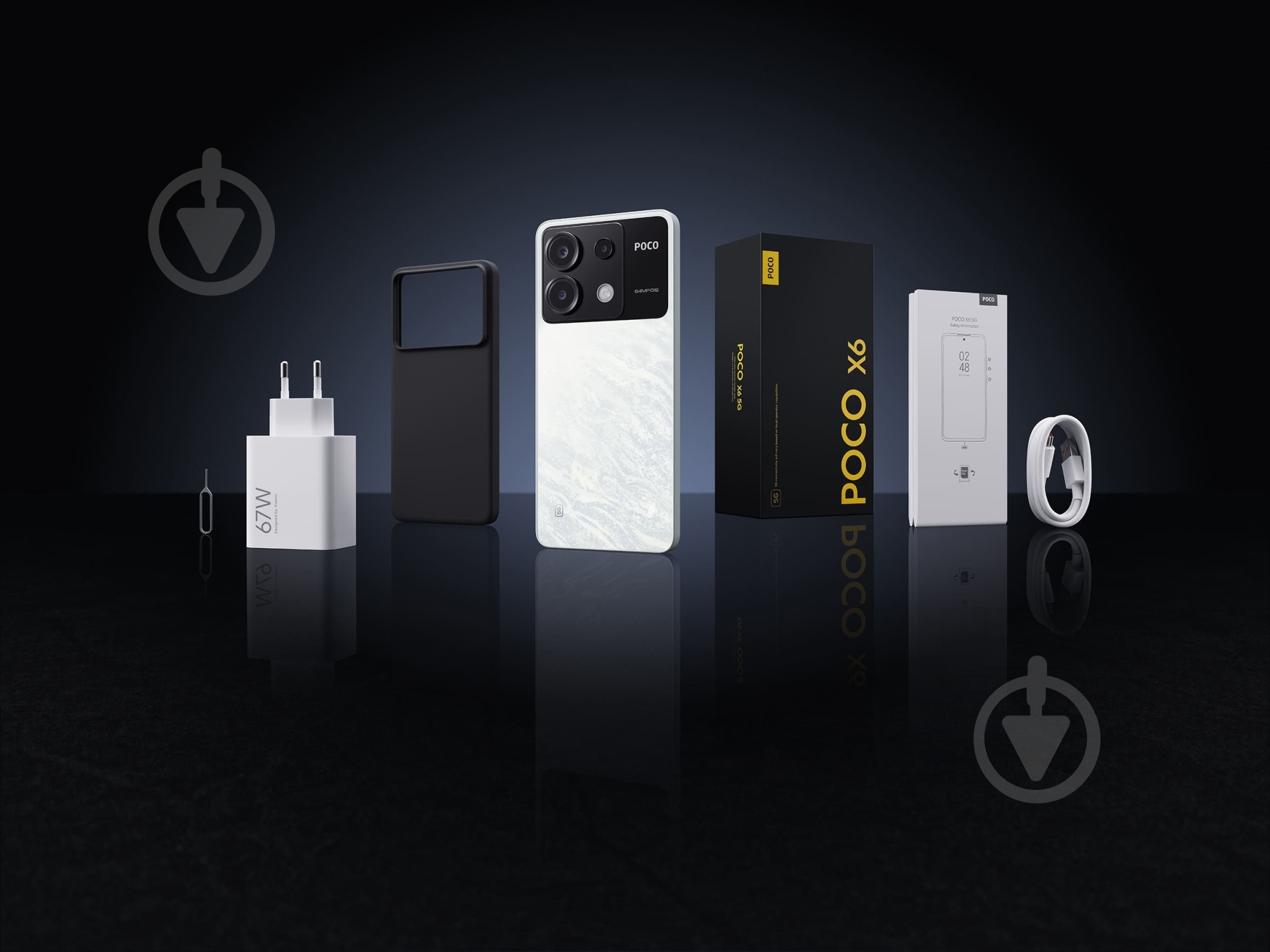 Смартфон POCO X6 5G 12/256GB blue (1021040) - фото 12 Смартфон POCO X6 5G 12/256GB blue (1021040) - фото 12