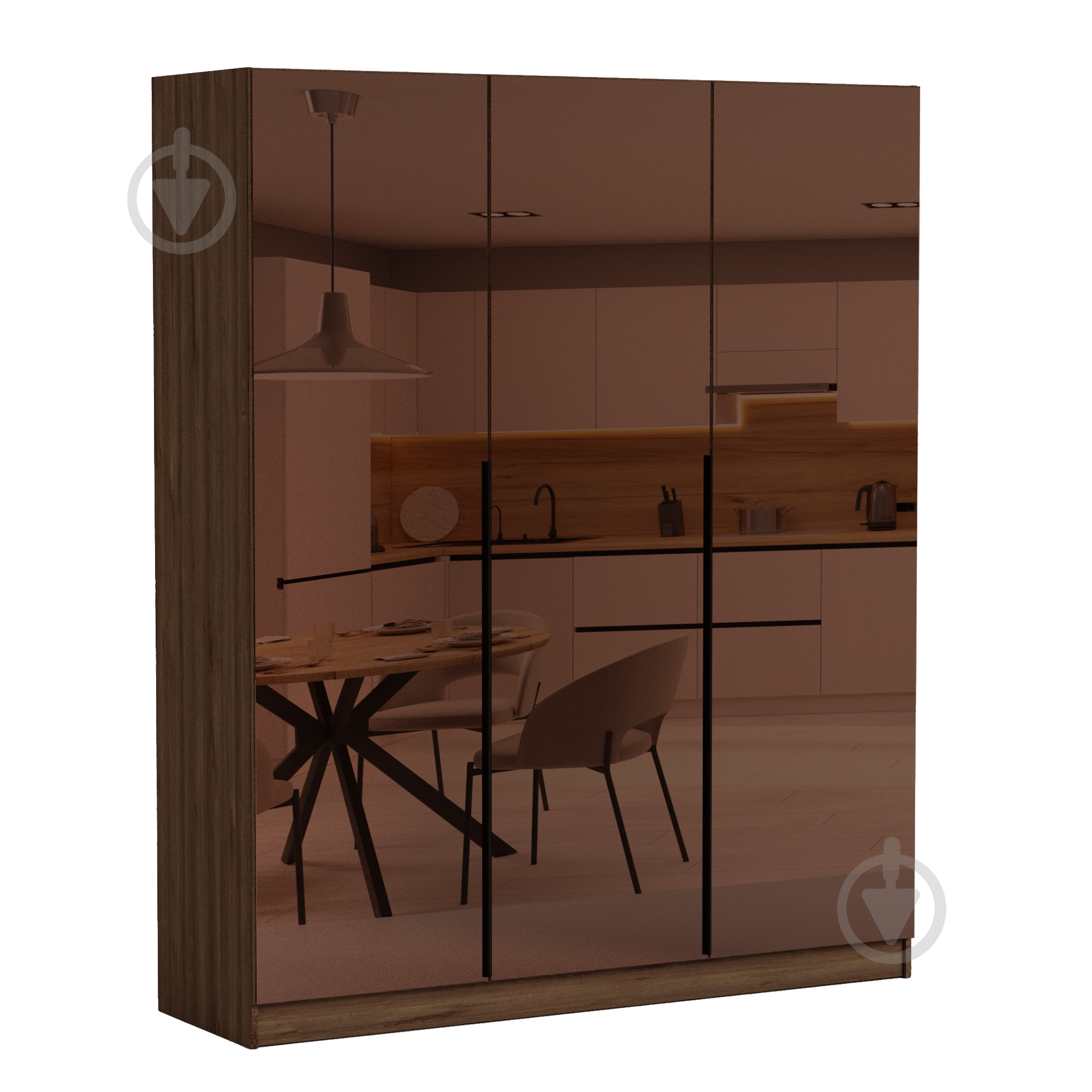 Шкаф Luxe Studio Noir 1500 2200х1500х583 мм дуб (МЛ000139357D) - фото 1 Шкаф Luxe Studio Noir 1500 2200х1500х583 мм дуб (МЛ000139357D) - фото 1