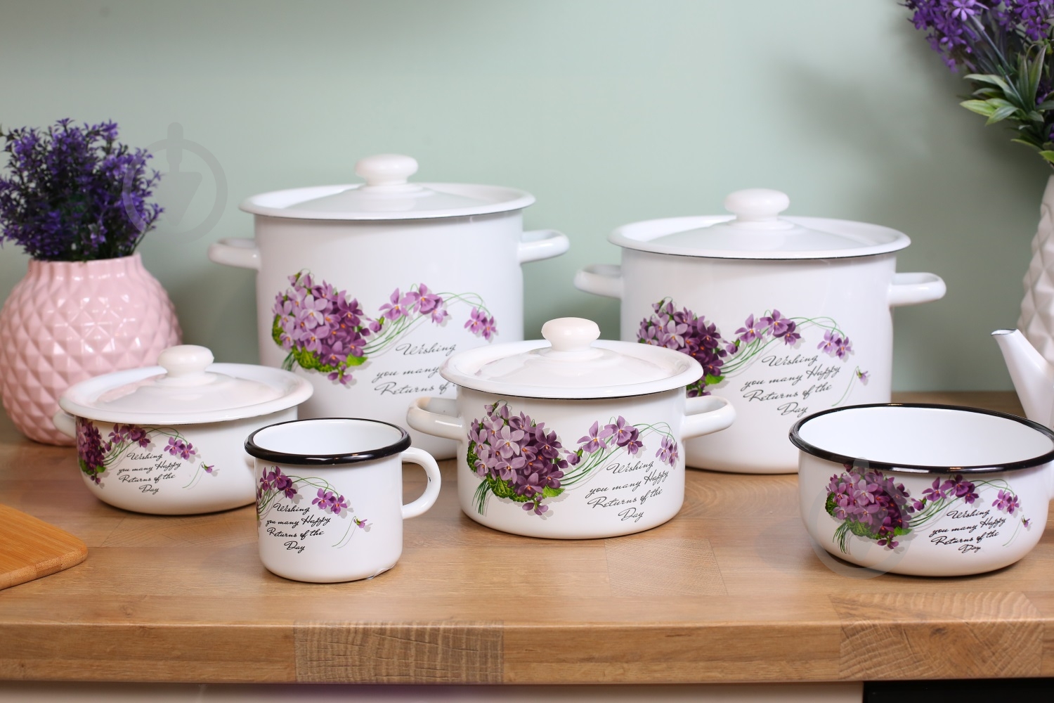 Кружка Idilia 1 л Виола - фото 4