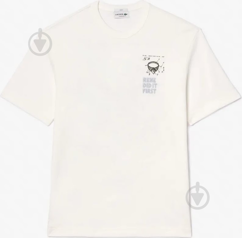 Футболка Lacoste TH0135-IMH р.р.L белый - фото 1