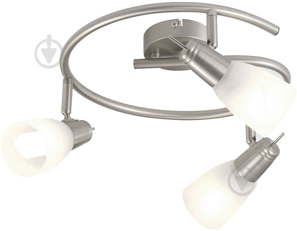 Спот Globo Linac 54925-3 3x13 Вт E14 матовый никель 54925-3 - фото 1