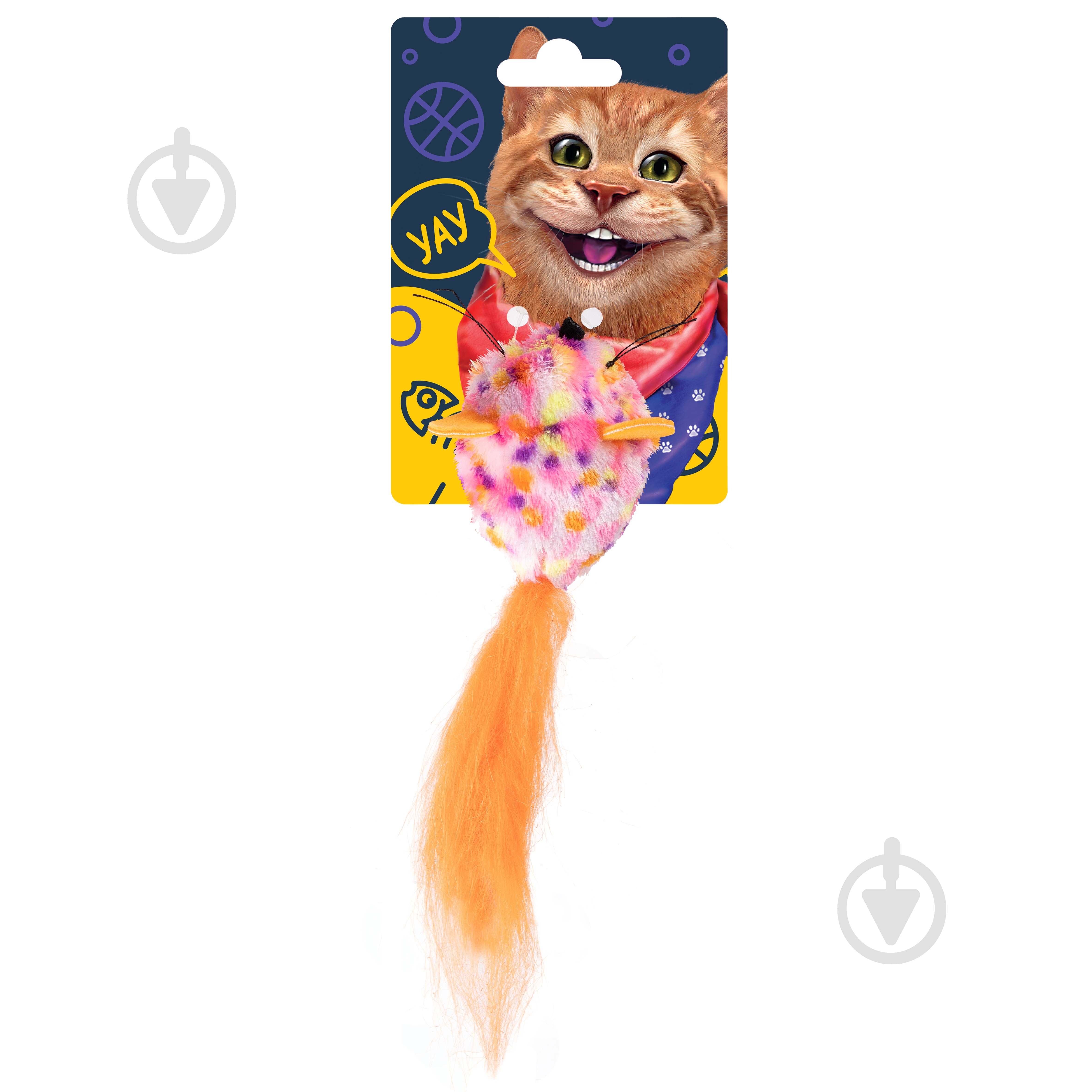 Игрушка для котов DGT-PETS Шарик-мышь в ассортименте (CAT4) - фото 3 Игрушка для котов DGT-PETS Шарик-мышь в ассортименте (CAT4) - фото 3
