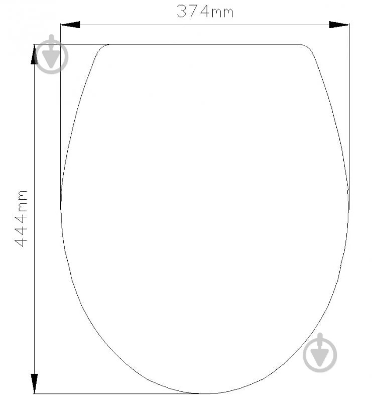 Сиденье для унитаза EGO SOFT CLOSE Quick release - фото 4