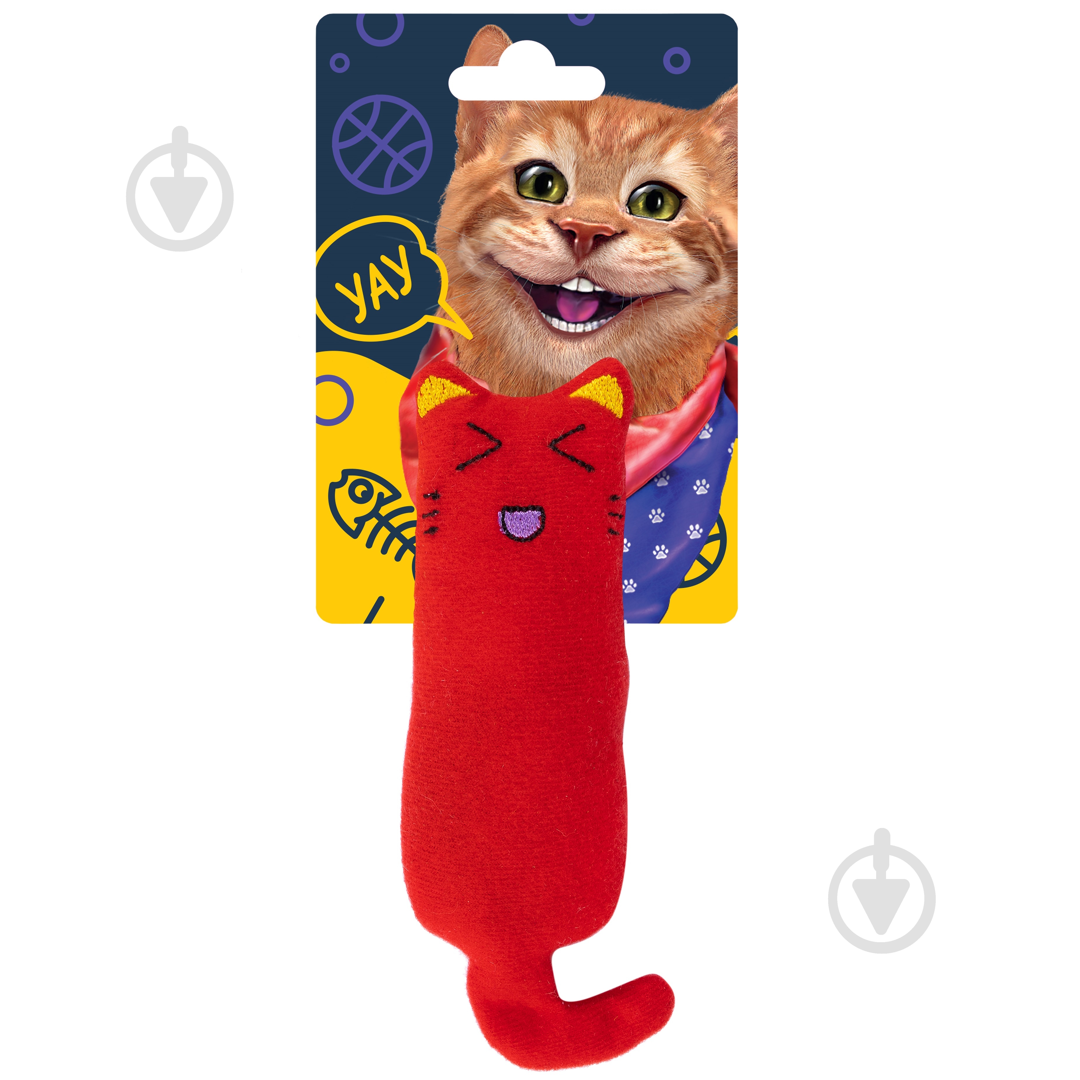 Игрушка для котов DGT-PETS Котик красный (CAT6) - фото 1
