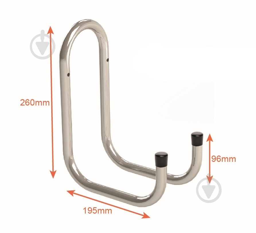 Крючок двойной 16х195 мм - фото 2