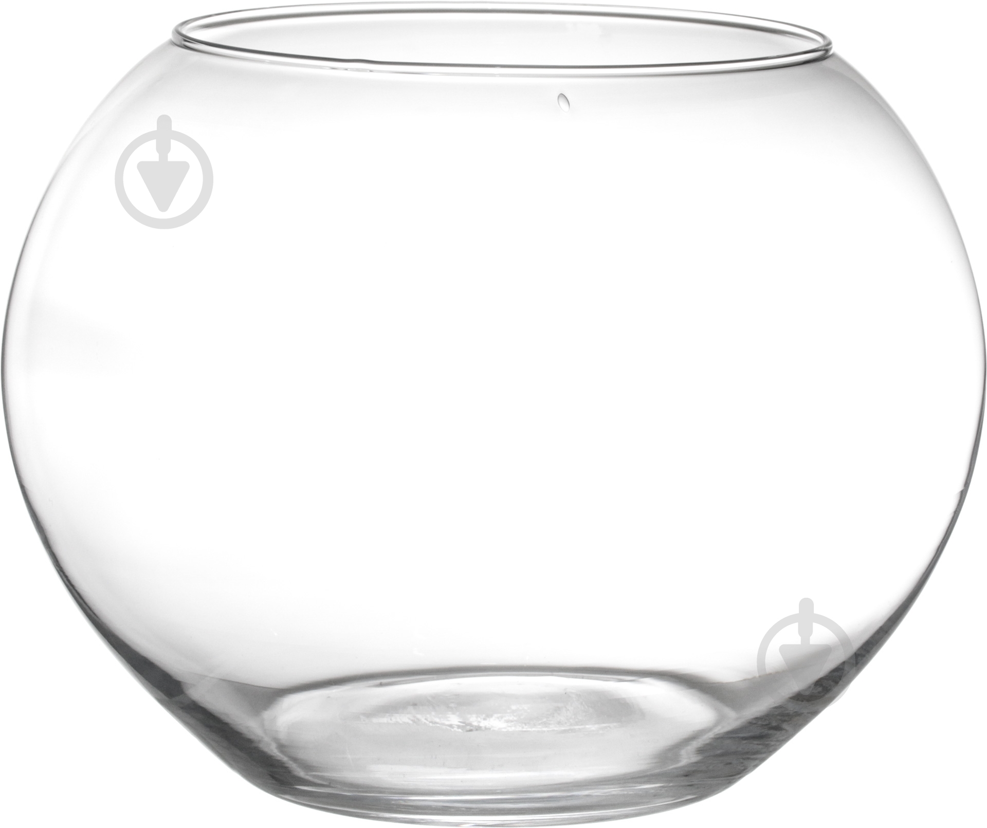 Ваза стеклянная 19 см 17-1222 - фото 1 Ваза стеклянная 19 см 17-1222 - фото 1