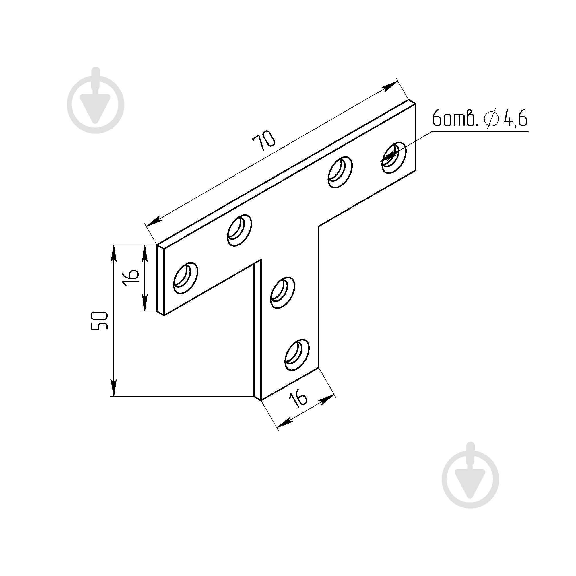 Профсталь 70х16х2 мм - фото 2
