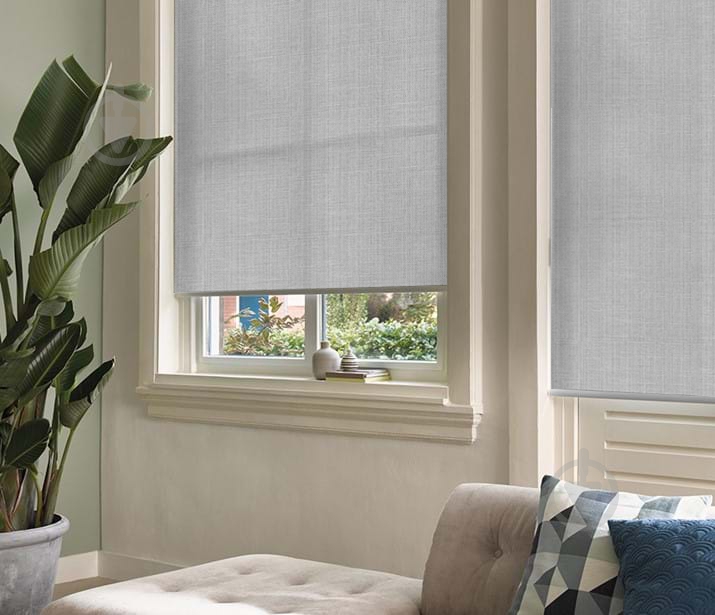 Ролета мини Rollotex струна Linen Look 4 71x150 см серая - фото 3