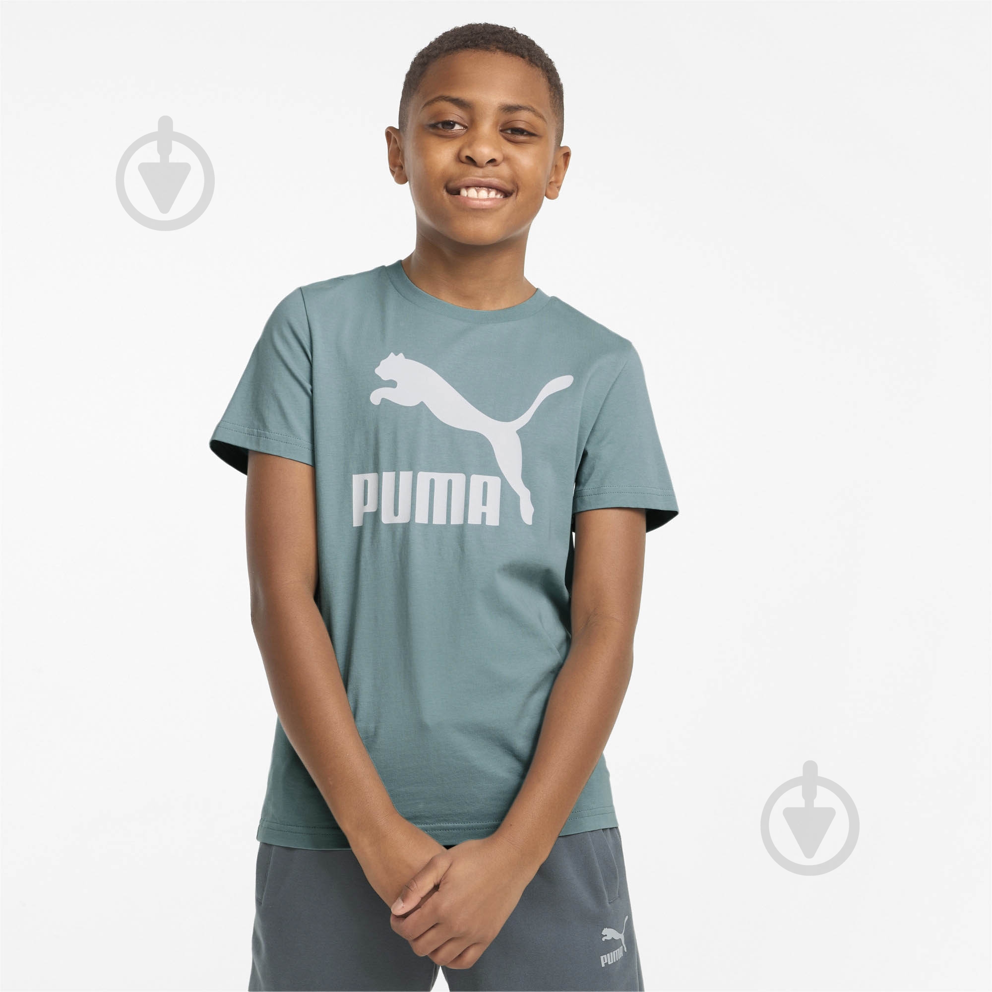 Футболка Puma Classics Tee 53011550 блакитний - фото 1