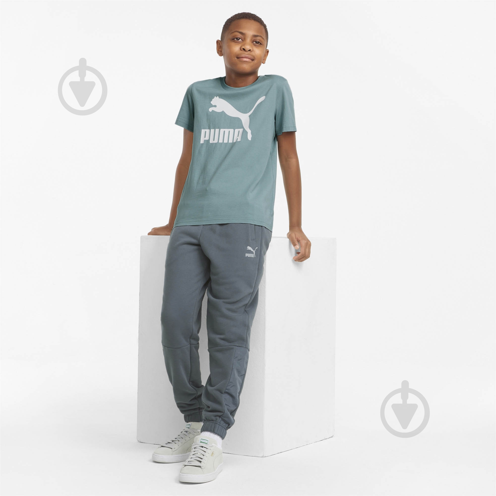 Футболка Puma Classics Tee 53011550 блакитний - фото 3