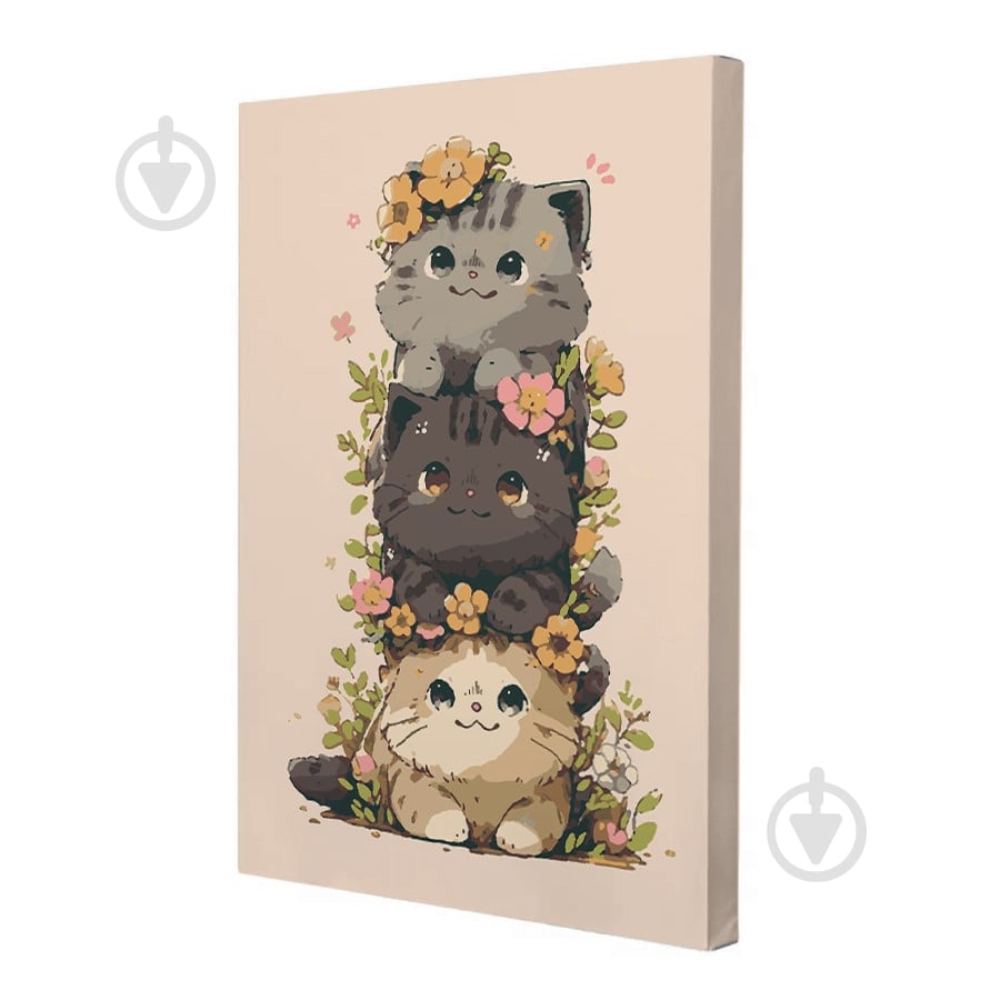 Набор для росписи по номерам Riviera Blanca Милые котики 28x40 см RB-1107 - фото 2 Набор для росписи по номерам Riviera Blanca Милые котики 28x40 см RB-1107 - фото 2