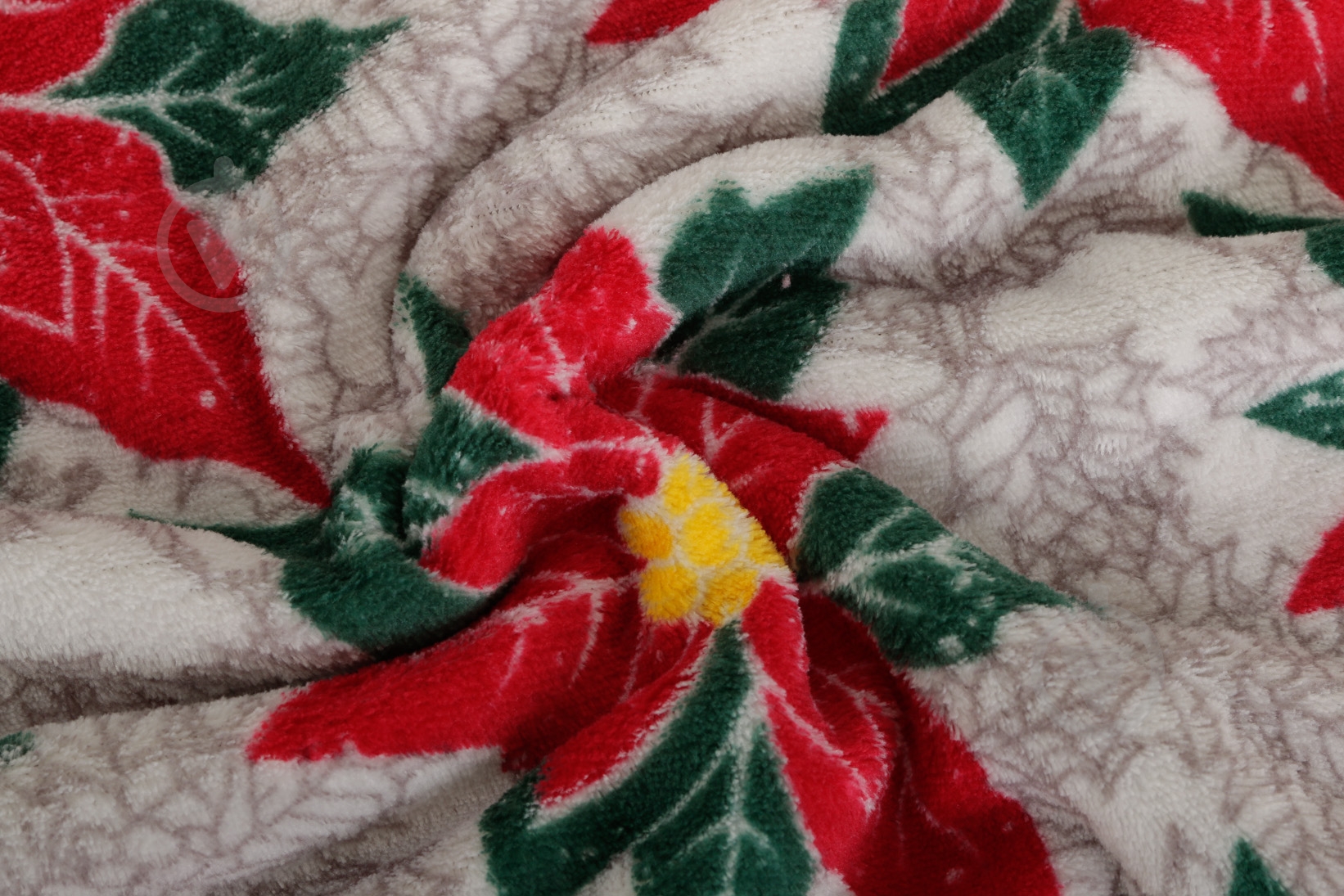 Плед Basic NY Flowers 150x190 см серый с рисунком La Nuit - фото 3