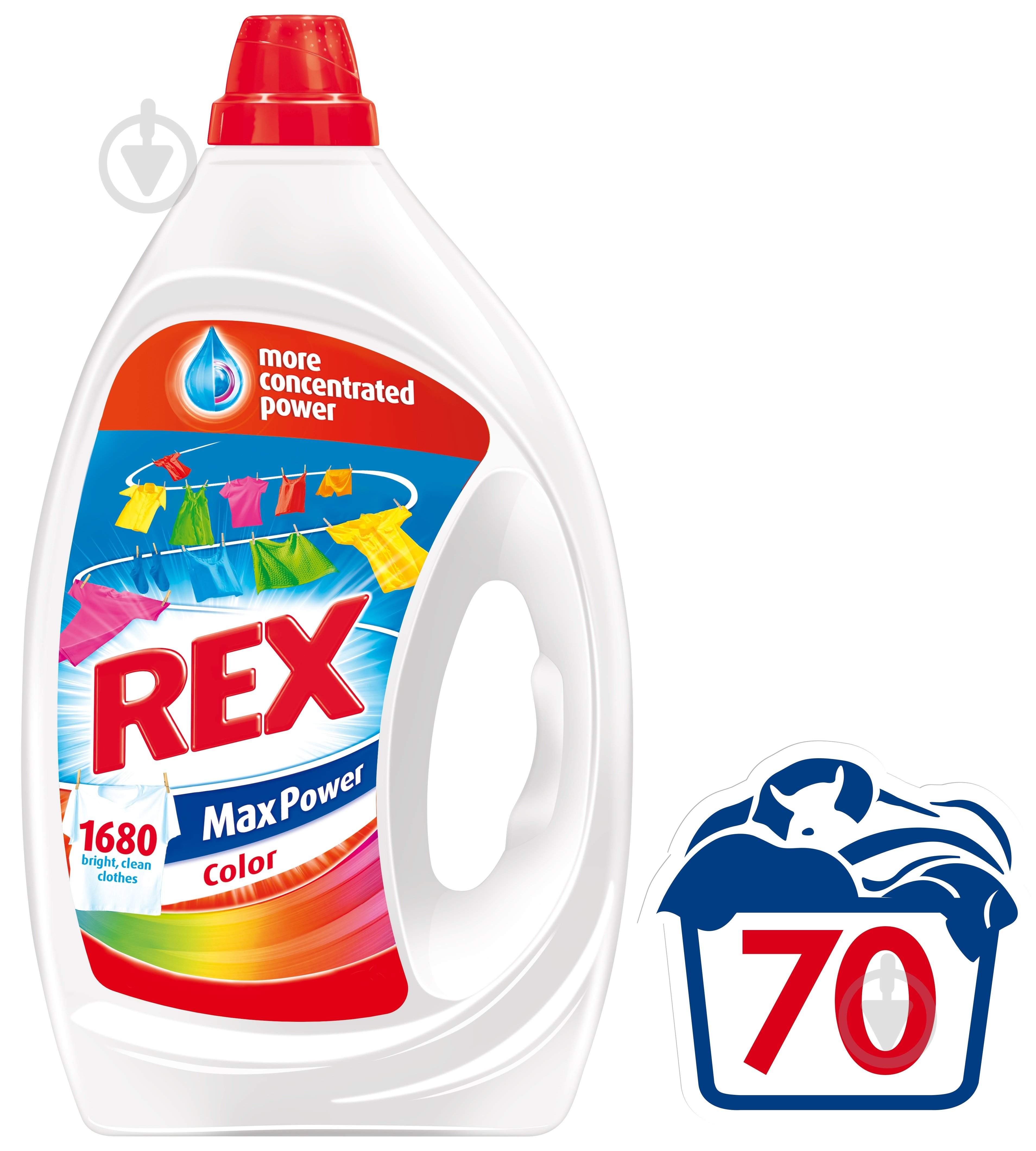 Гель для машинной и ручной стирки REX Color 3,5 л - фото 1 Гель для машинной и ручной стирки REX Color 3,5 л - фото 1