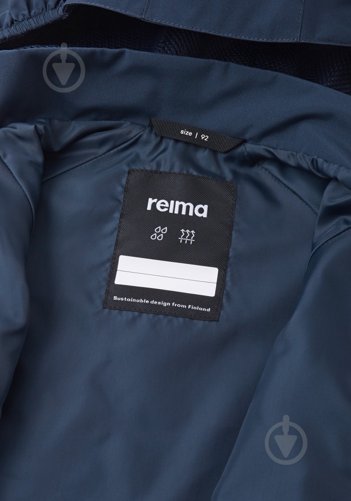 Куртка Reima Reimatec Hede р.80 темно-синий 5100168A-6980 - фото 7