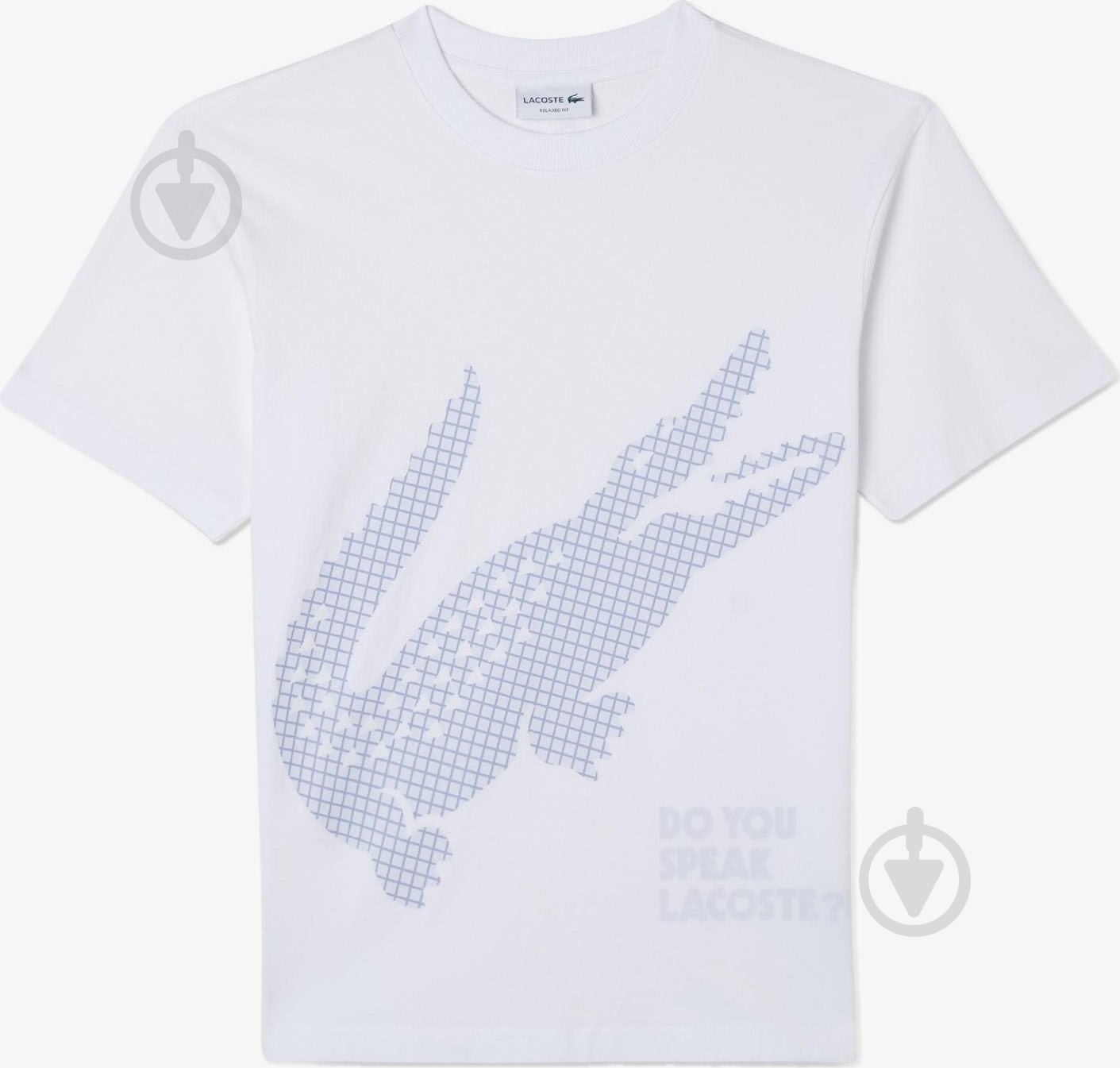 Футболка Lacoste TH0410-001 р.р.2 белый - фото 1